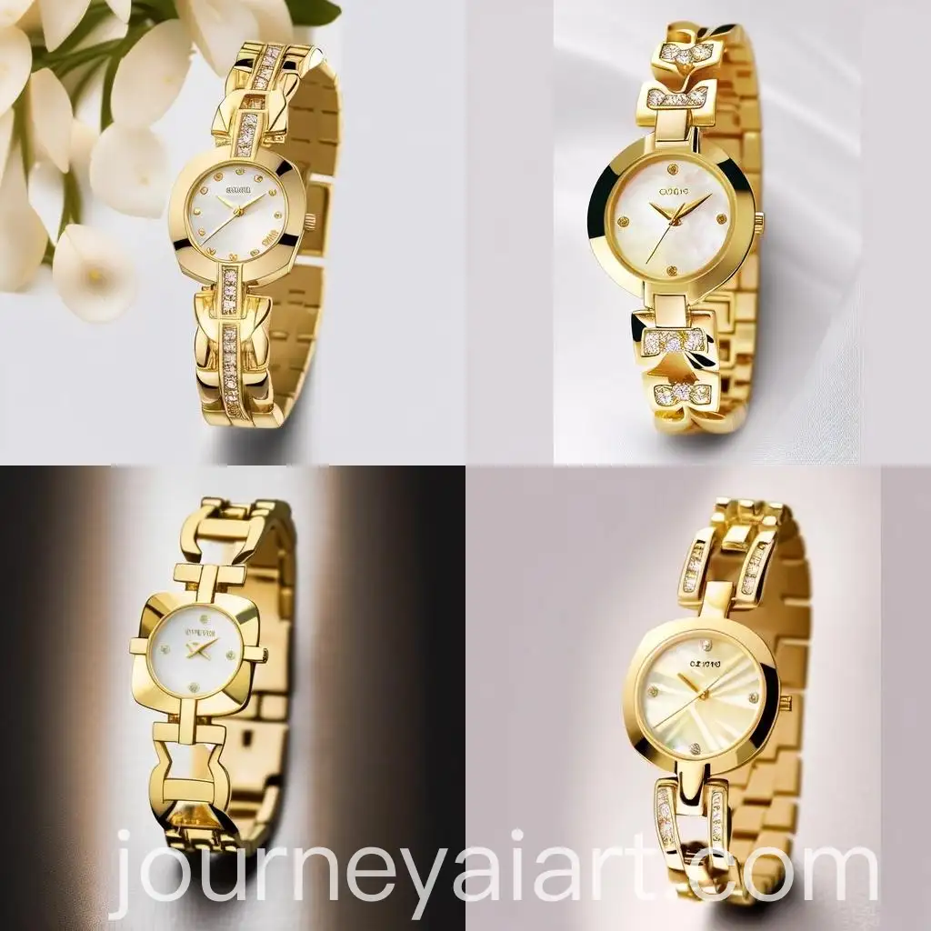 Elegant-Ladies-Gold-Watch-with-Mother-of-Pearl-Dial
