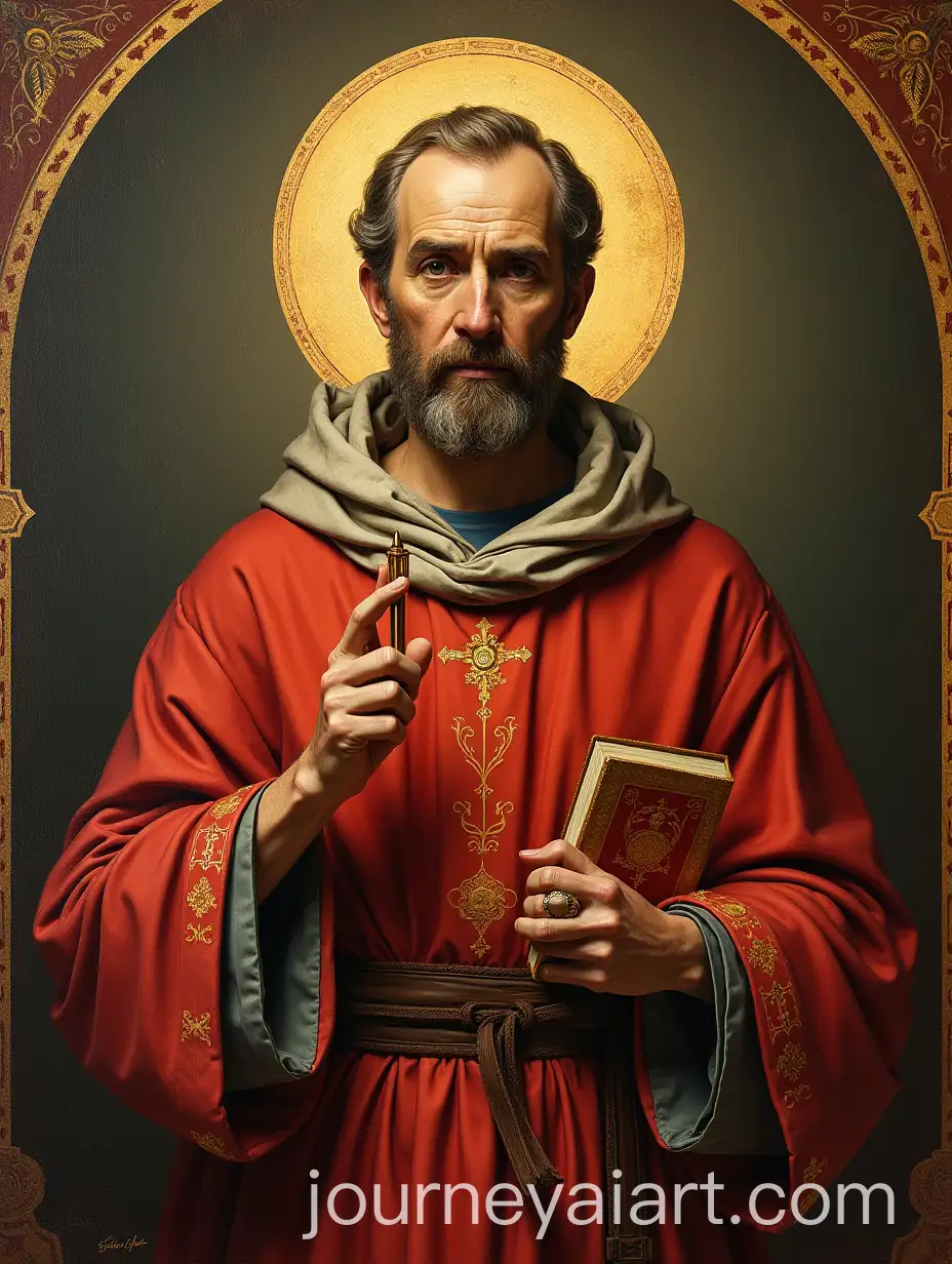 Portrait-of-Saint-Ignatius-in-Religious-Setting