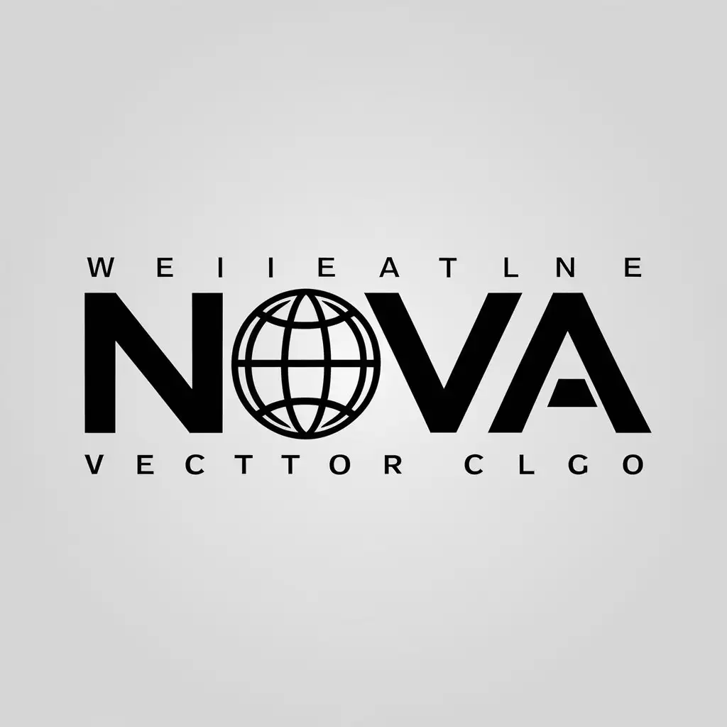 LOGO Design for Nova International Symbol with Clear Background