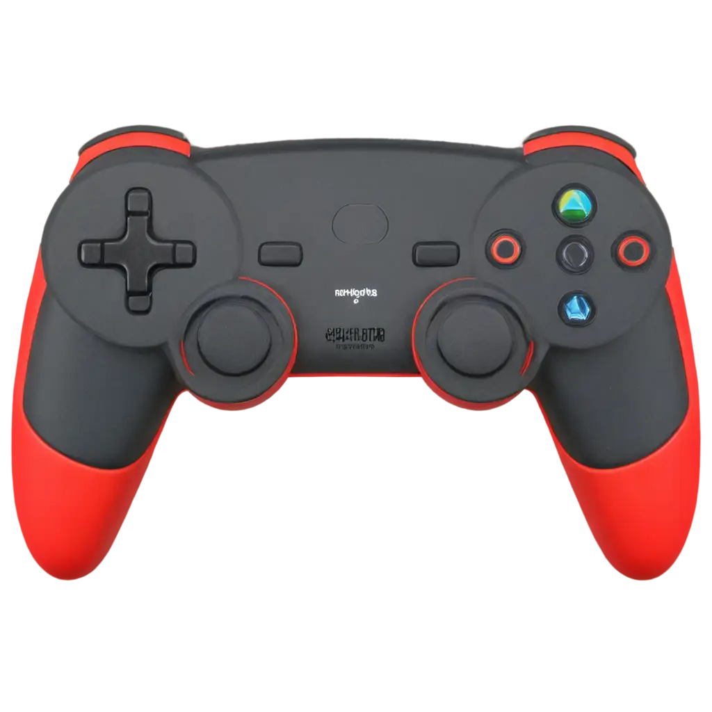 HighQuality-Red-Gamepad-PNG-Image-for-Icon-Style-Applications