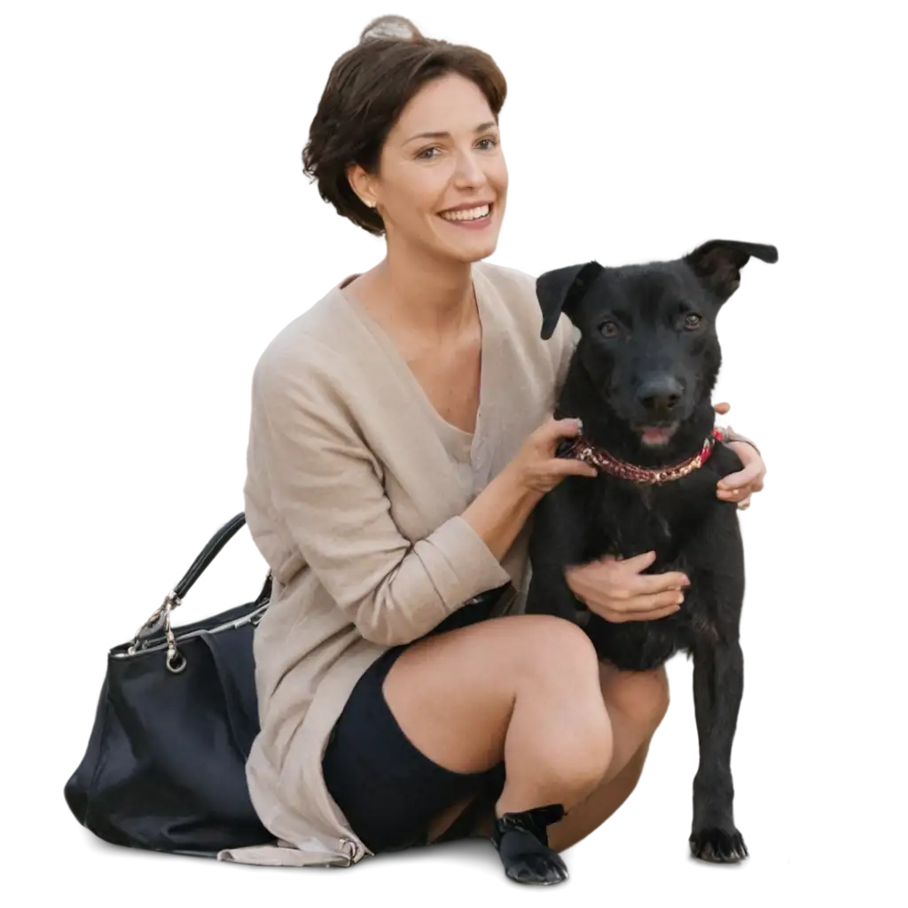 Woman-Playing-with-a-Dog-in-thePNG-Image-SEO-Analysis-Park-HighQuality-PNG-Image-for-Versatile-Use