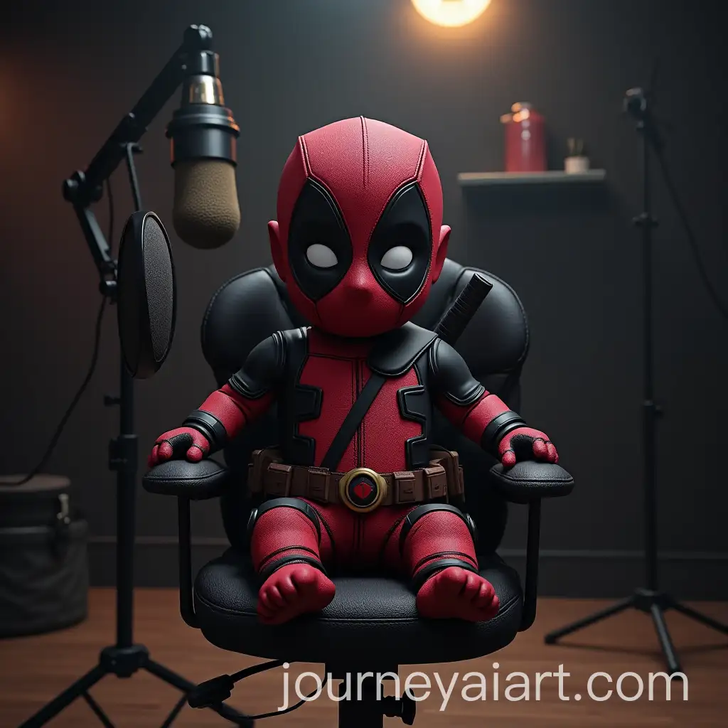 Baby-Deadpool-in-a-RecordingAI-Image-Expansion-Studio-with-Cinematic-Lighting