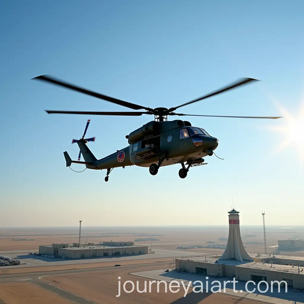 Russian-Mi35M-Attack-Helicopter-Flying-Over-Khmeimim-Airbase