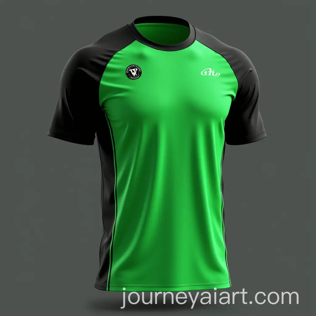 Green-and-Black-Sports-Shirt-Design-for-Volleyball
