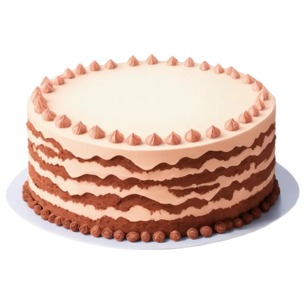 Elegant-Three-Layered-Cake-PNG-Minimalist-Design-for-Stunning-Visuals