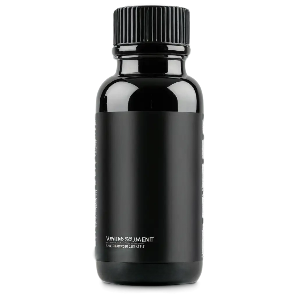 HighQuality-PNG-Image-of-a-Vitamin-Supplement-Bottle-with-Black-Label