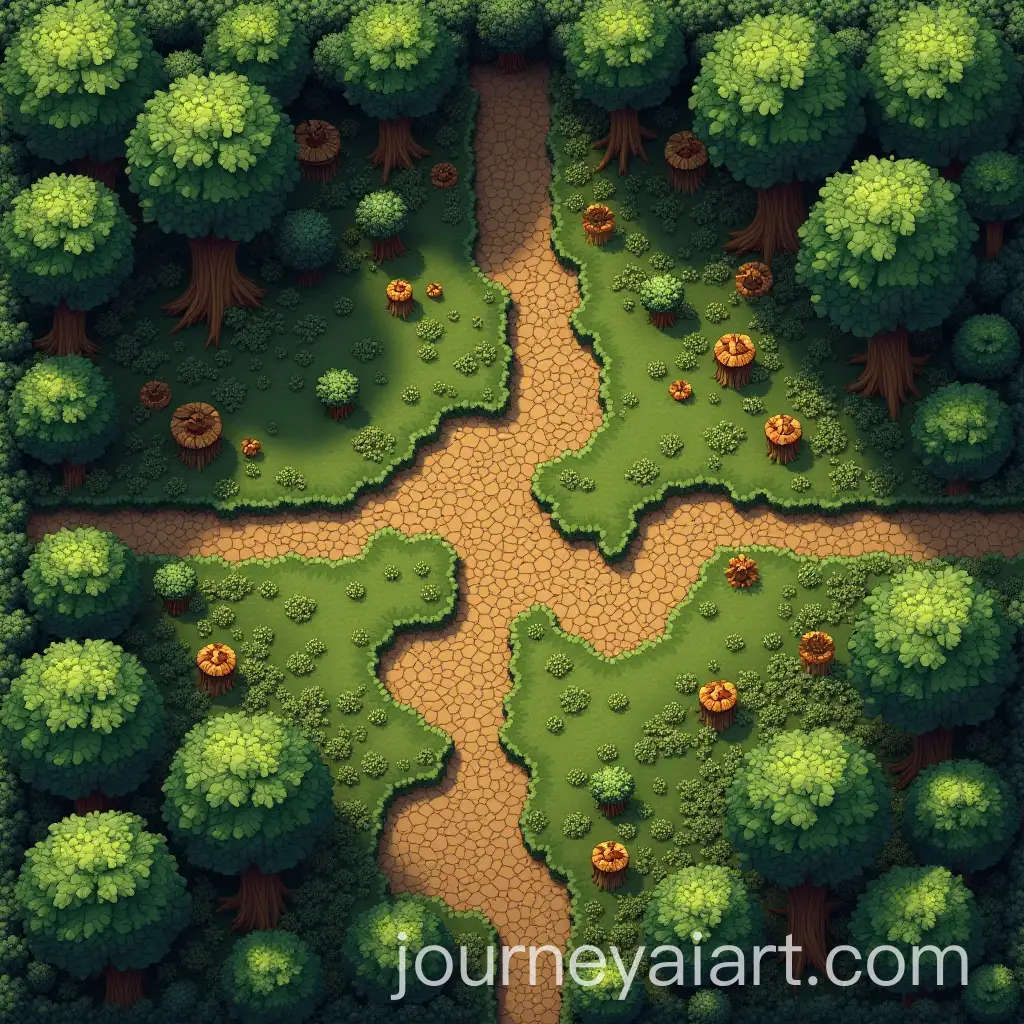 TopDown-Forest-Tile-Design-for-Board-Game-Inspired-by-Age-of-Empires-II