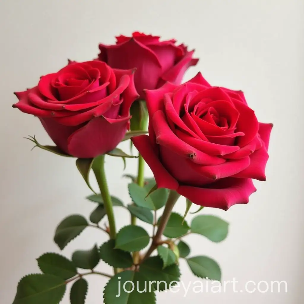 Three-Elegant-Castilla-Roses-in-Full-Bloom