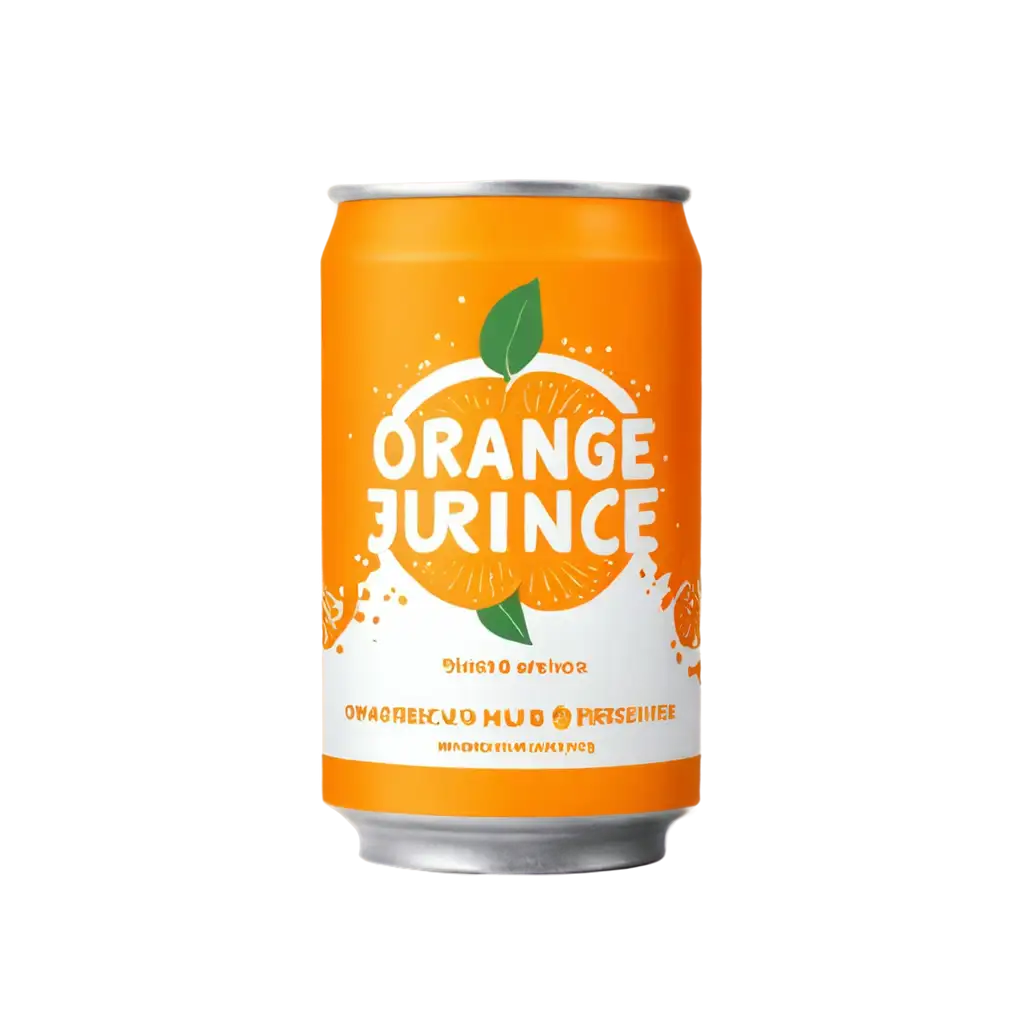 Vibrant-Orange-Juice-Can-PNG-Image-with-Glossy-Finish-and-Playful-Typography