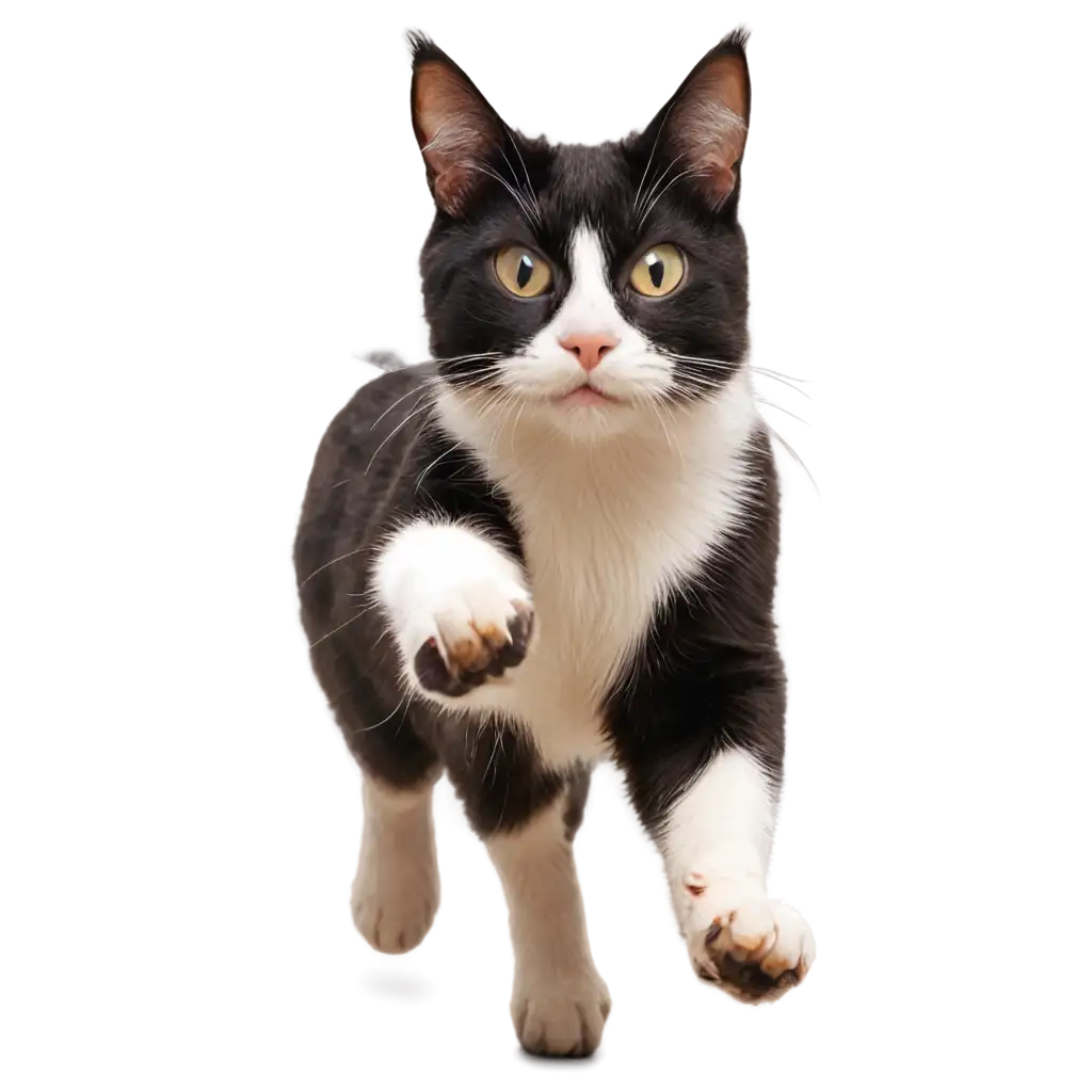 Dynamic-Cat-Running-PNG-Image-Enhance-Your-Designs-with-Clear-HighQuality-Graphics