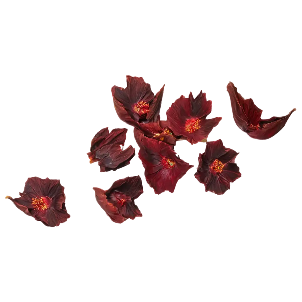 HighQuality-PNG-Image-of-a-Bowl-Full-of-Dried-Hibiscus-Flowers-Perfect-for-Design-Projects