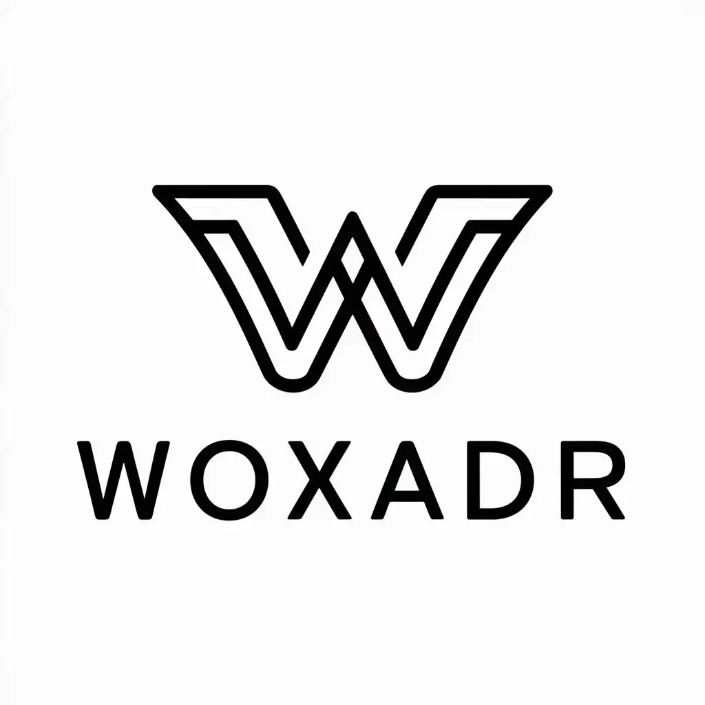 LOGO-Design-For-Woxadr-Elegant-W-Symbol-for-YouTube-Industry