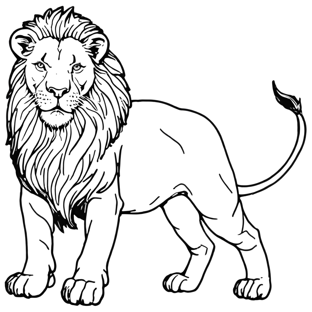 LION OUTLINE