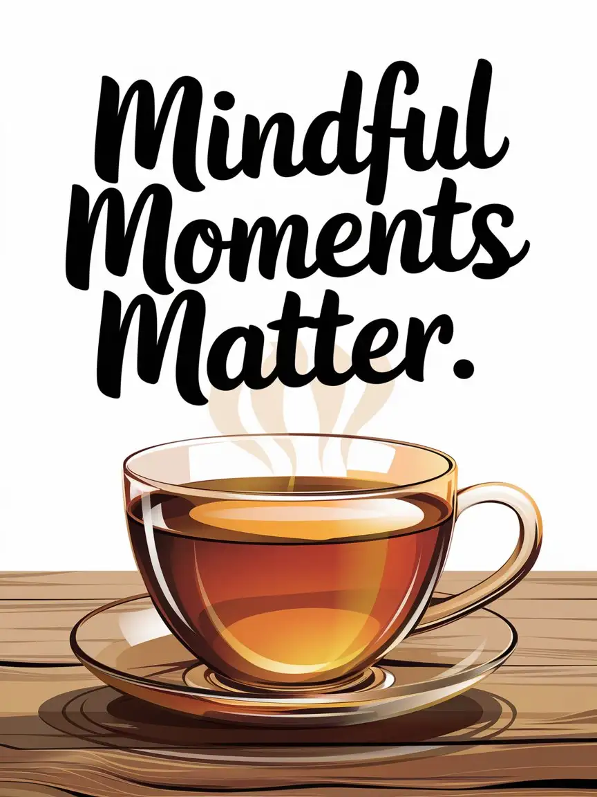 Mindful Moments with a Steaming Cup of Tea