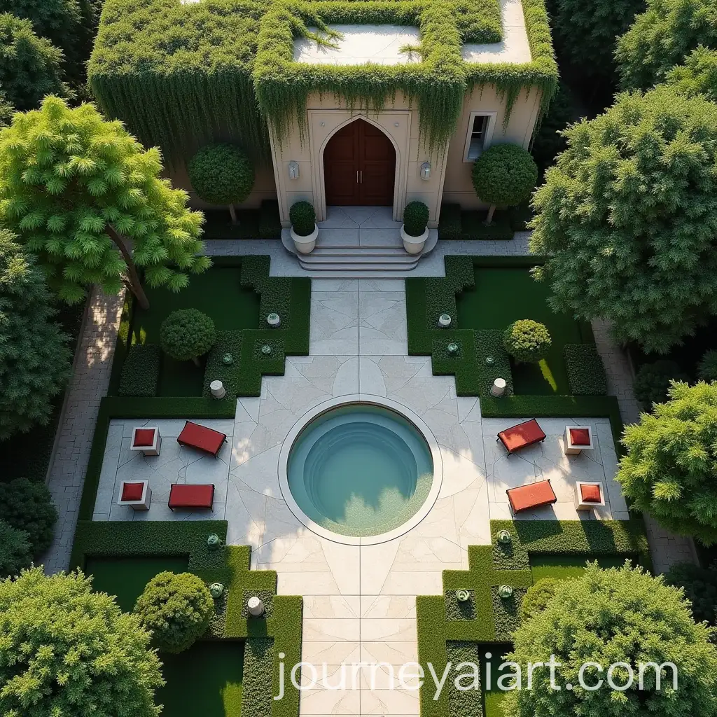 Top-View-of-Iranian-Garden-Inspired-by-Traditional-Iranian-Architecture