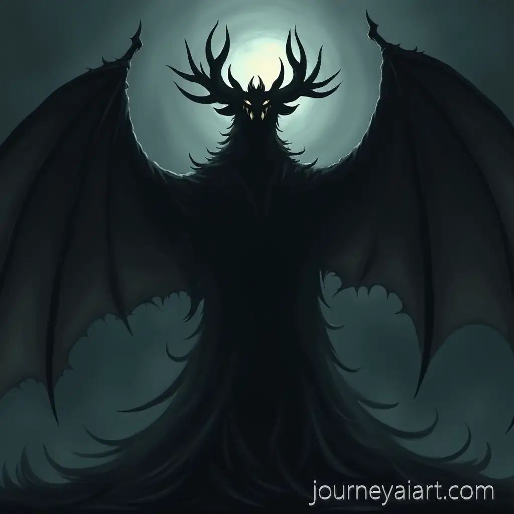 Shadow-Creature-from-Lord-of-the-Rings-in-Digital-Art-Style