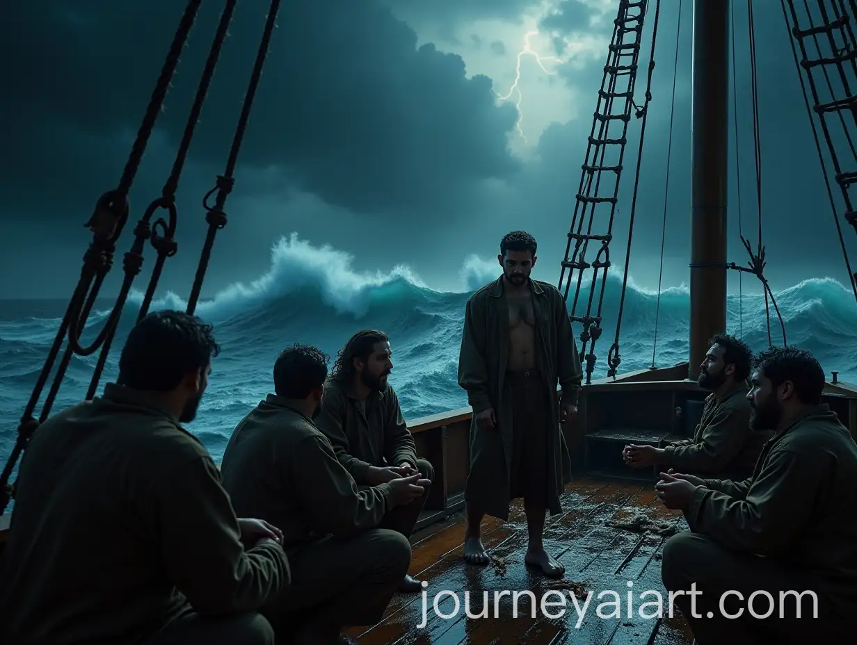 Ship-Battling-Fierce-Storm-with-Sailors-and-Jonah-Casting-Lots-in-Dark-Ocean