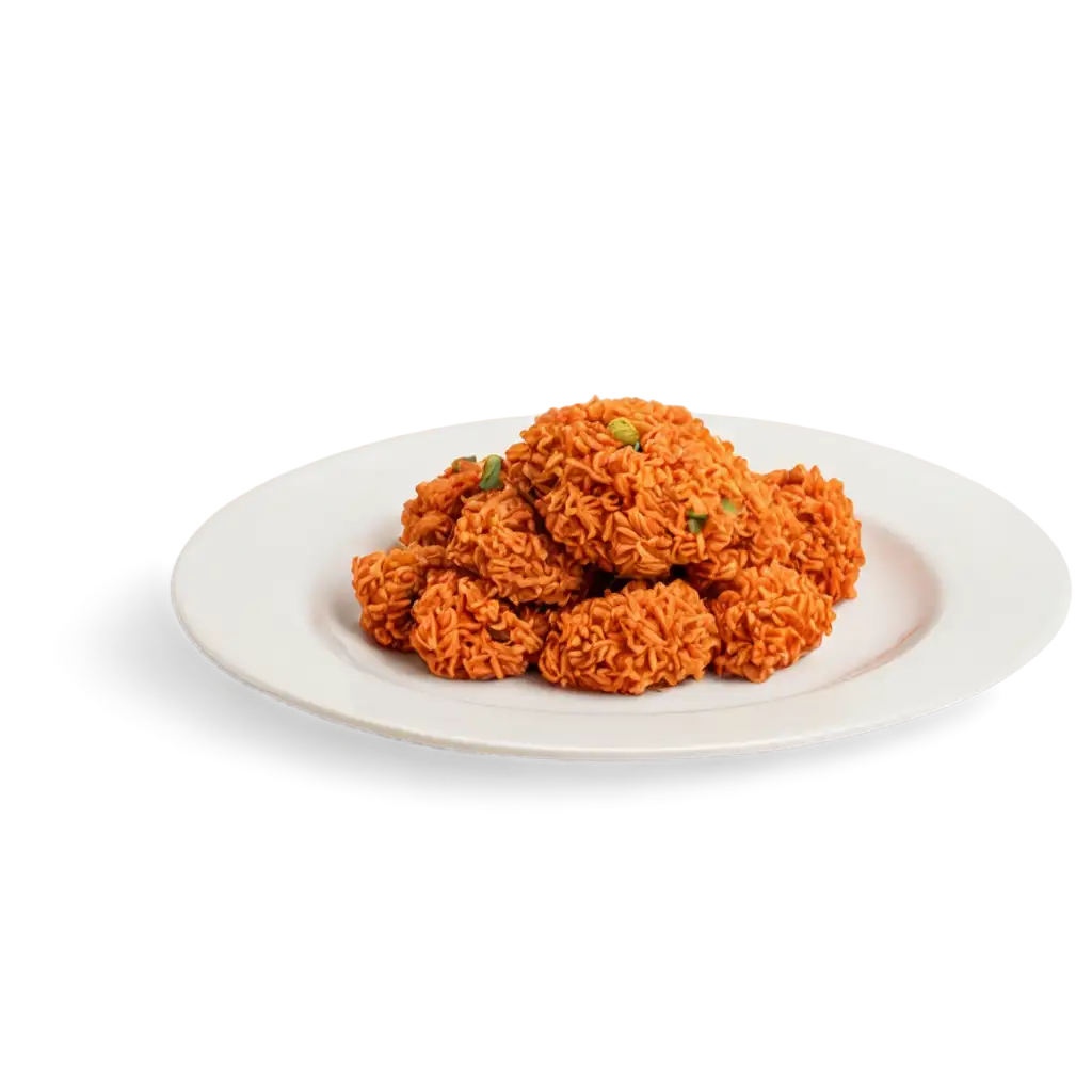 Delicious-Jollof-Rice-and-Puff-Puff-PNG-Image-Culinary-Delight-in-a-Plate