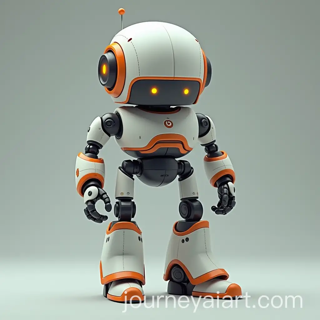 Tall-Line-Follower-Robot-with-Rounded-Edges-and-Modern-Design