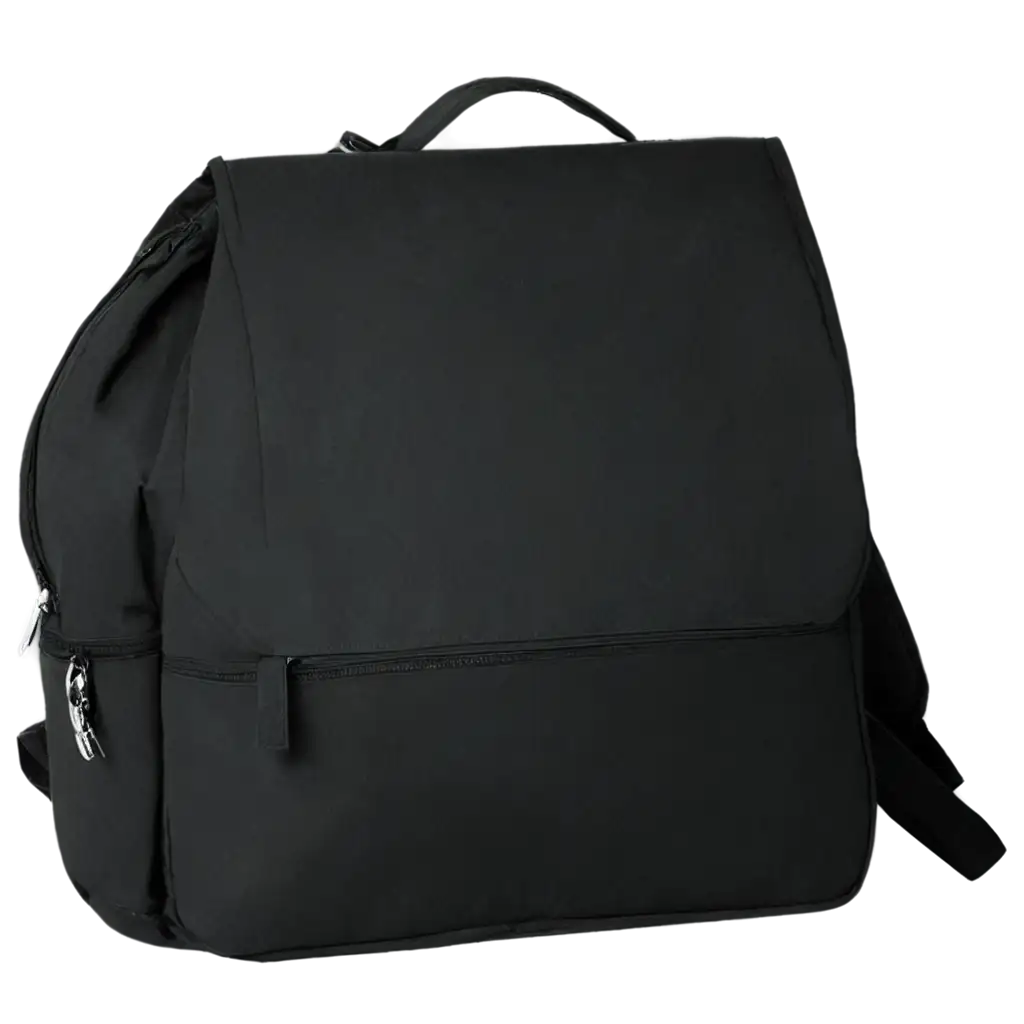 HighQuality-Black-School-Bag-PNG-Image-for-Versatile-Use