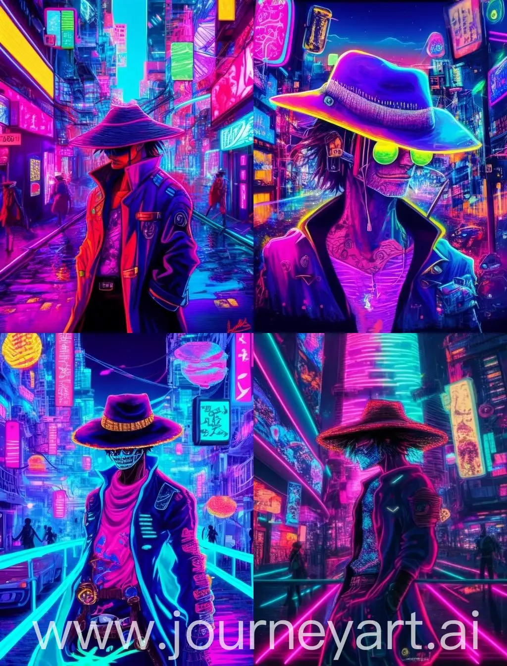 Cyberpunk-Style-Luffy-in-Neon-Cityscape