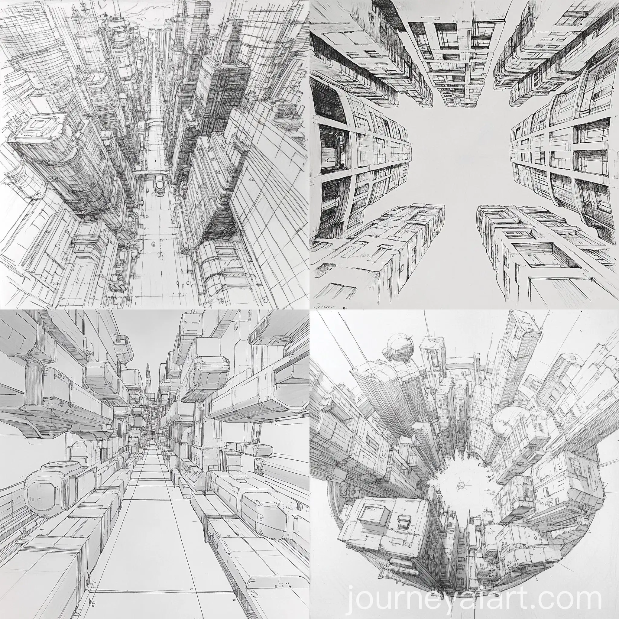 Futuristic-Cityscape-in-2080-Viewed-from-Beneath