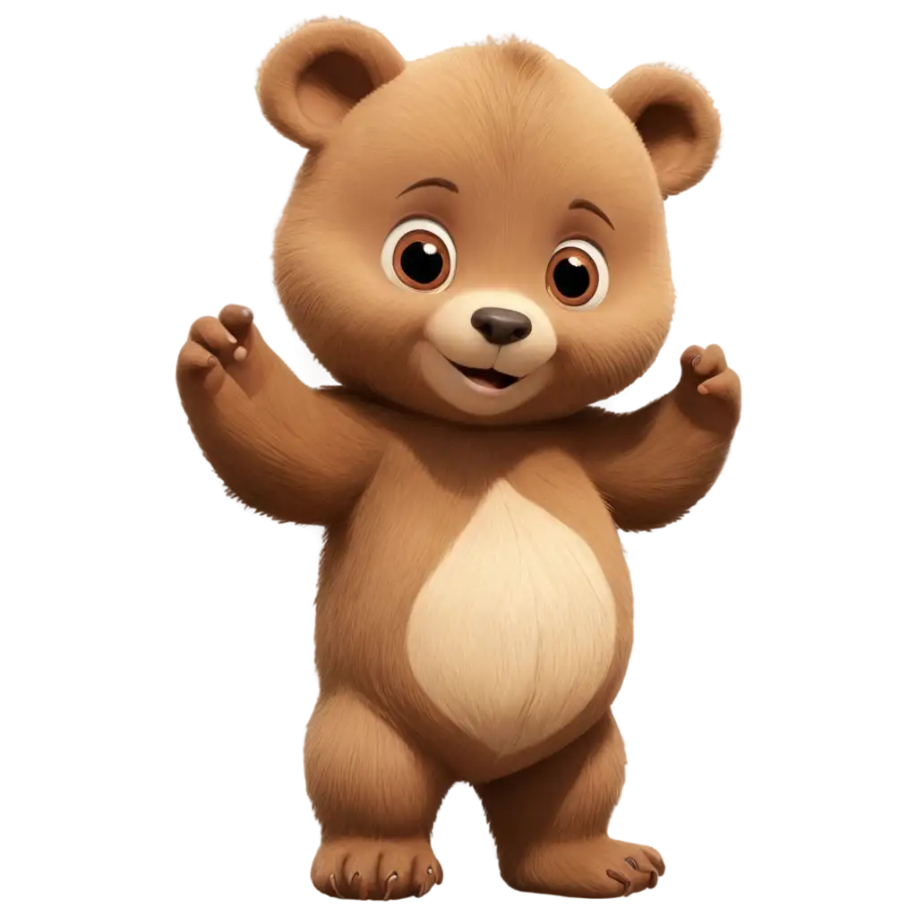 Stylized-Animated-Baby-Bear-PNG-HighQuality-Image-for-Diverse-Uses