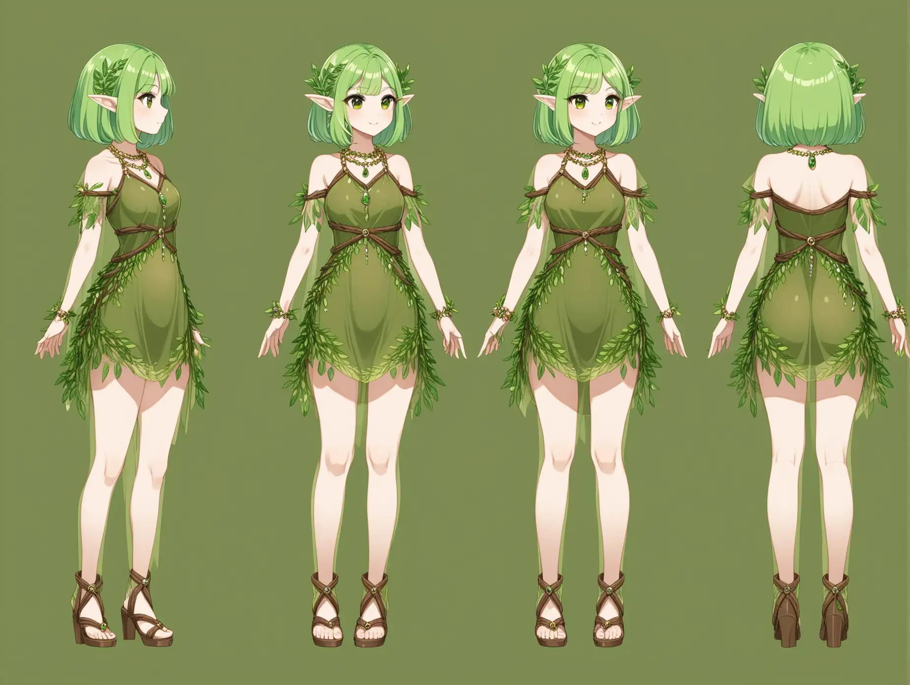 Elf-Druid-Woman-AnimeStyle-Full-Body-Character-with-Green-Hair-and-NatureInspired-Dress