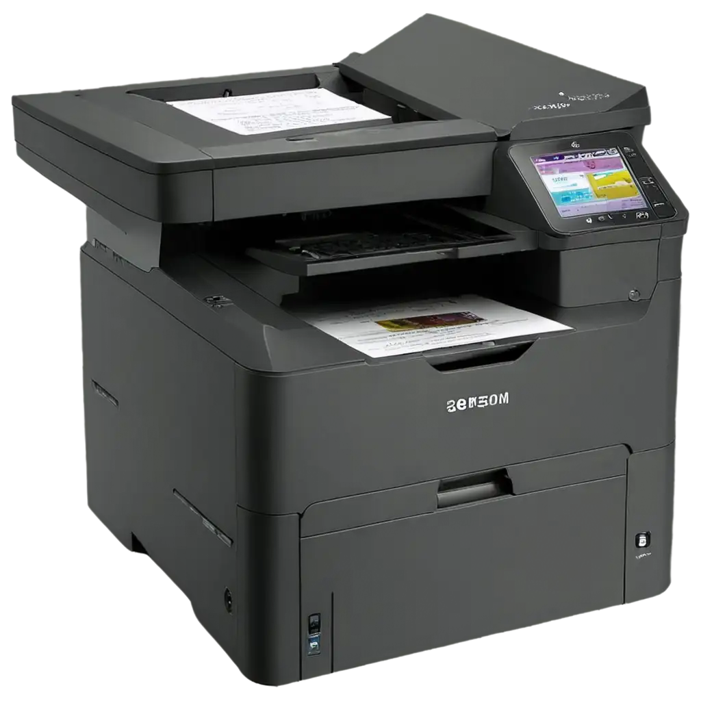 AllinOne-Office-Solution-HighQuality-PNG-Image-of-a-Printer-with-Fax-and-Scanner