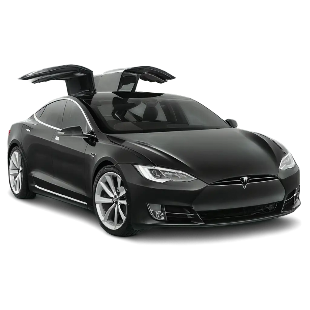 Explore-the-Futuristic-Elegance-of-a-Tesla-Car-in-HighQuality-PNG-Format