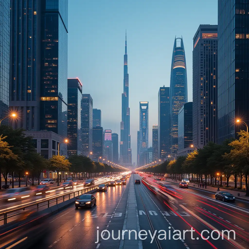 Modern-Cityscape-ofAI-Image-Prompt-Expansion-Downtown-Dubai-or-Beijing-with-Futuristic-Architecture