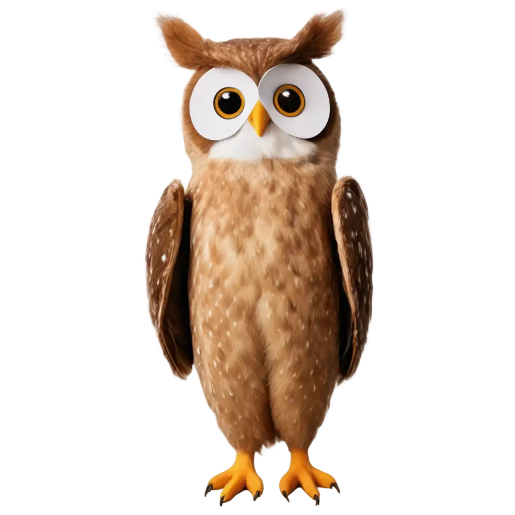 Simple-Owl-Mascot-PNG-Image-Perfect-for-Branding-and-Design-Projects