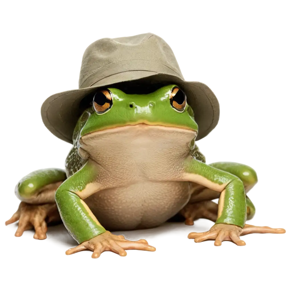 Vibrant-Frog-with-a-Hat-PNG-for-Creative-Use