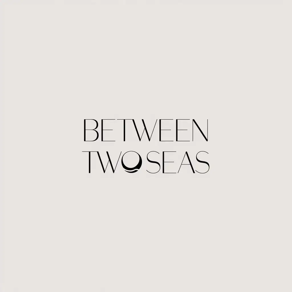 Elegant and Modern HighFashion Logo for Between Two Seas Swimwear