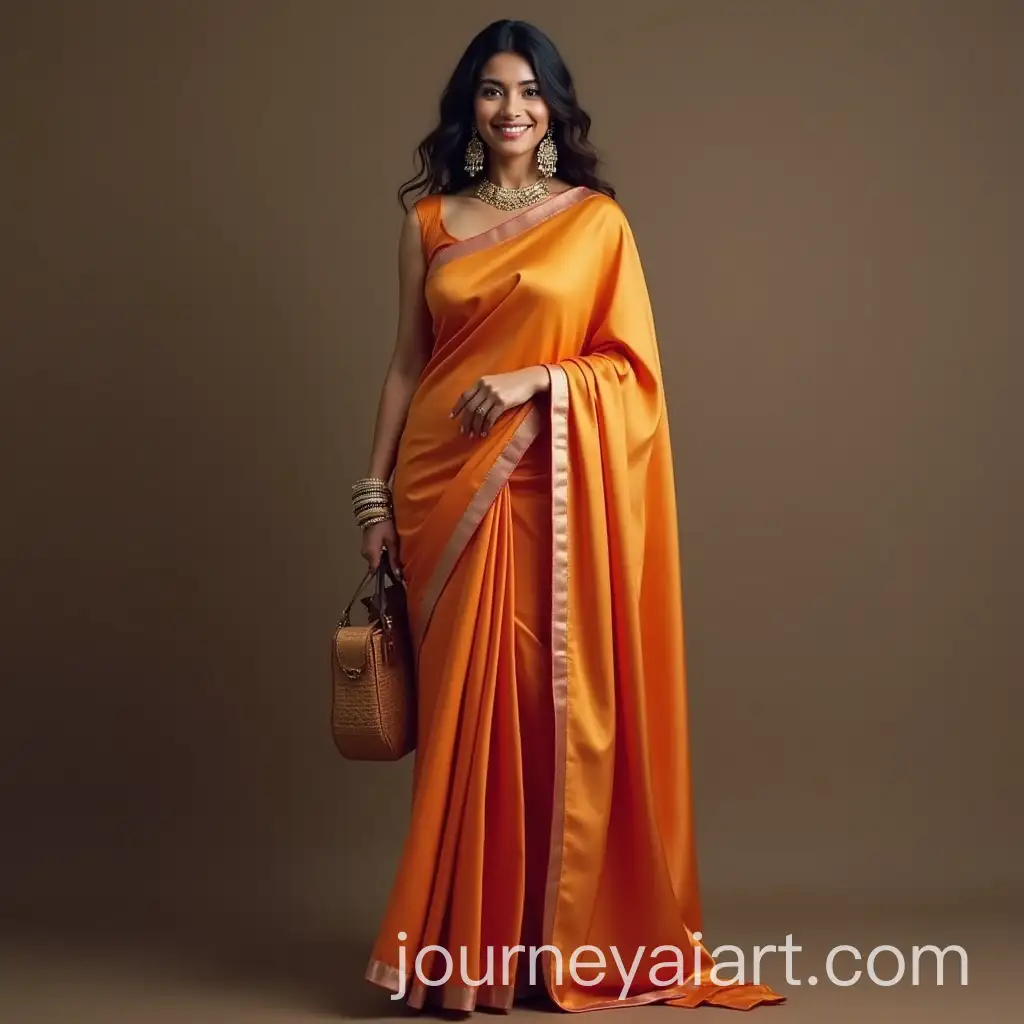 Indian-Housewife-in-Satin-Saree-with-SleevelessAI-Art-Prompt-Expansion-Blouse