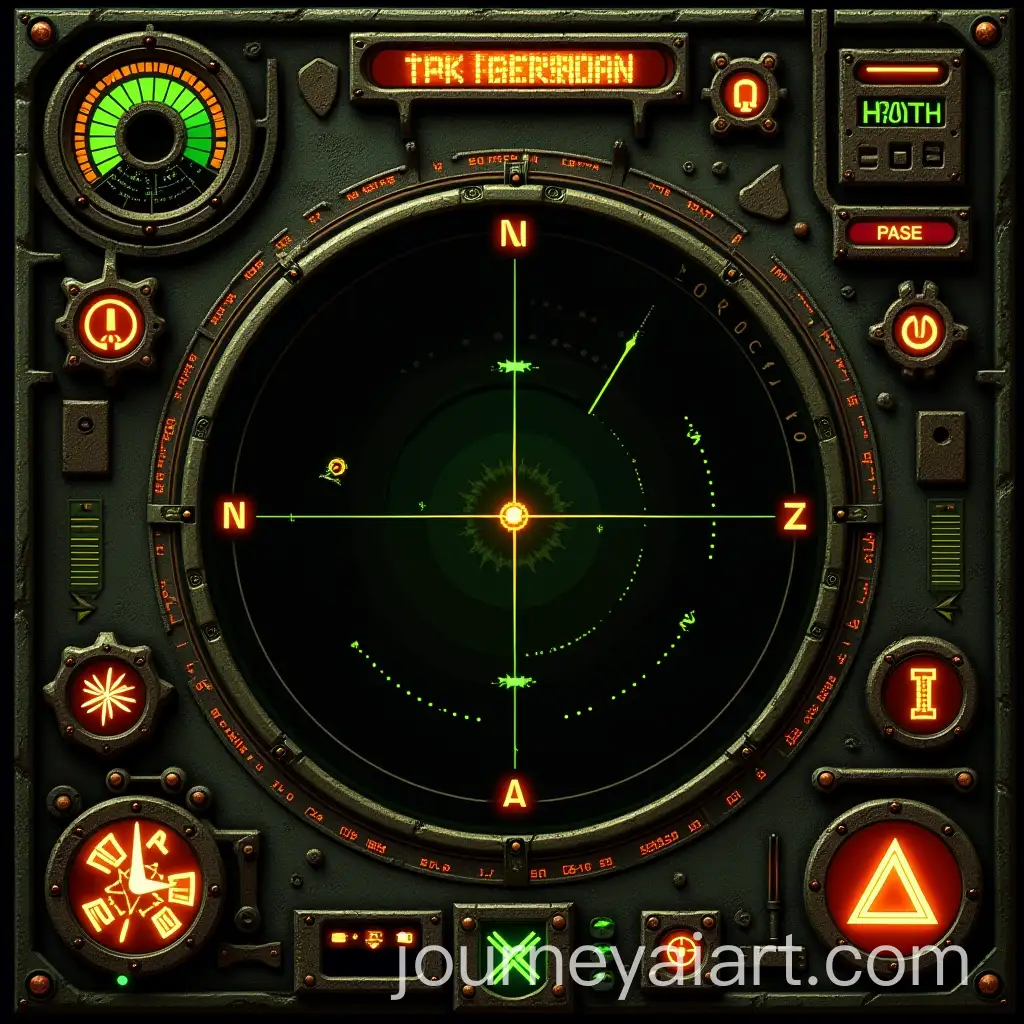 PostApocalyptic-RPG-HUD-with-Radar-Compass-Health-Meter-and-More