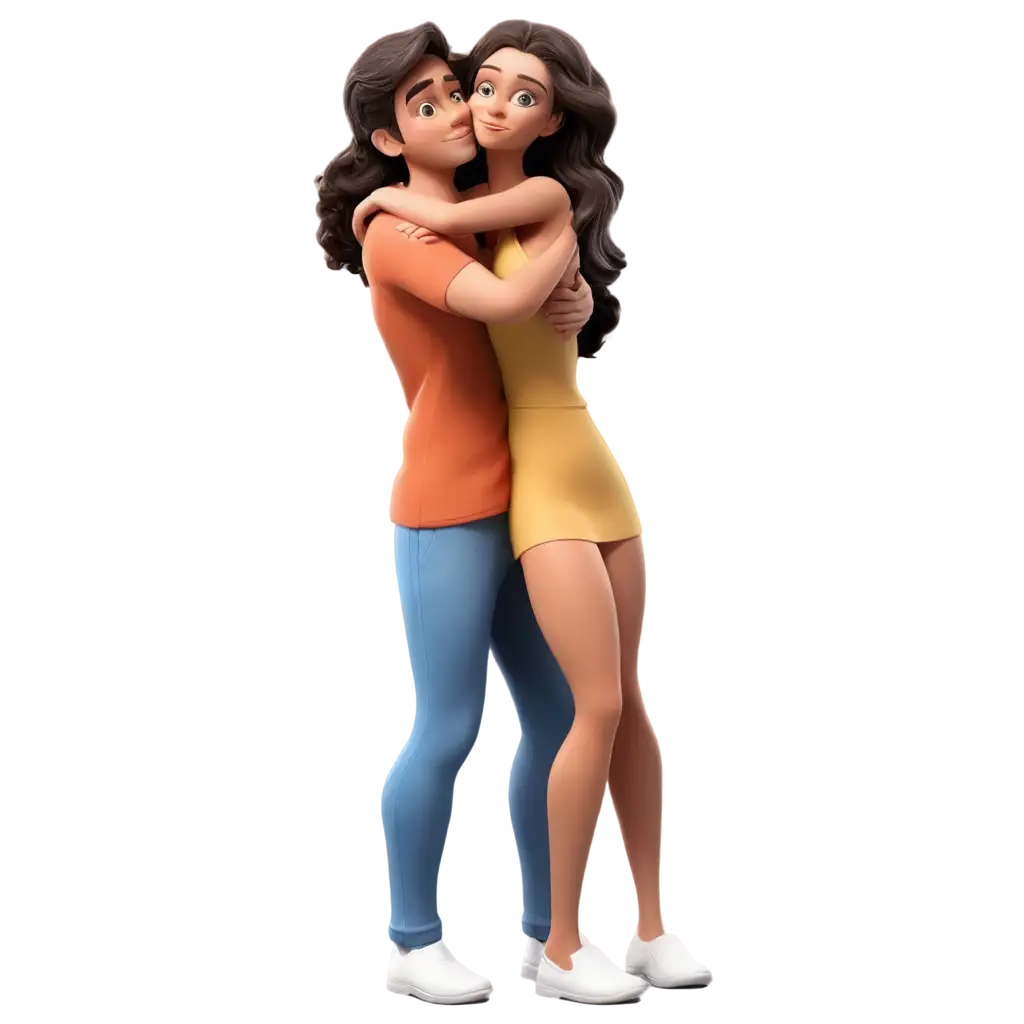 3D-PNG-Image-of-Woman-and-Man-Hugging-HighQuality-EmotionFocused-Design