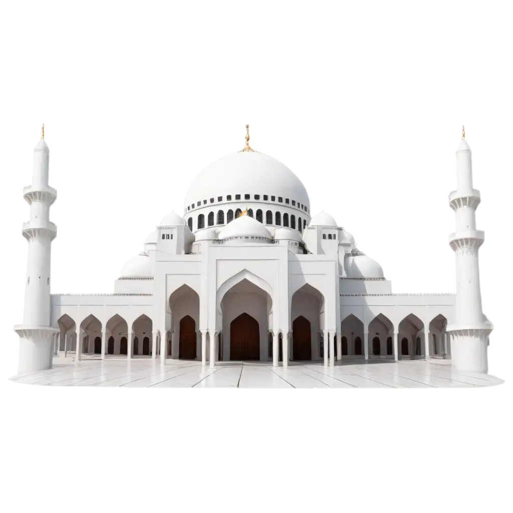 White-Mosque-PNG-Image-for-Versatile-Design-Applications