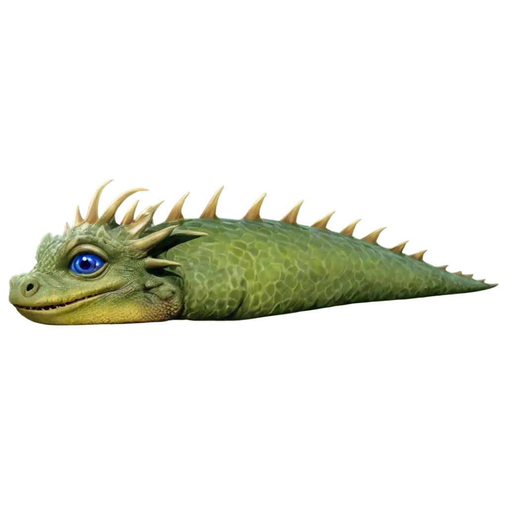 Realistic-Dragon-PNG-Image-with-Green-Eyes-and-BlueGolden-Skin