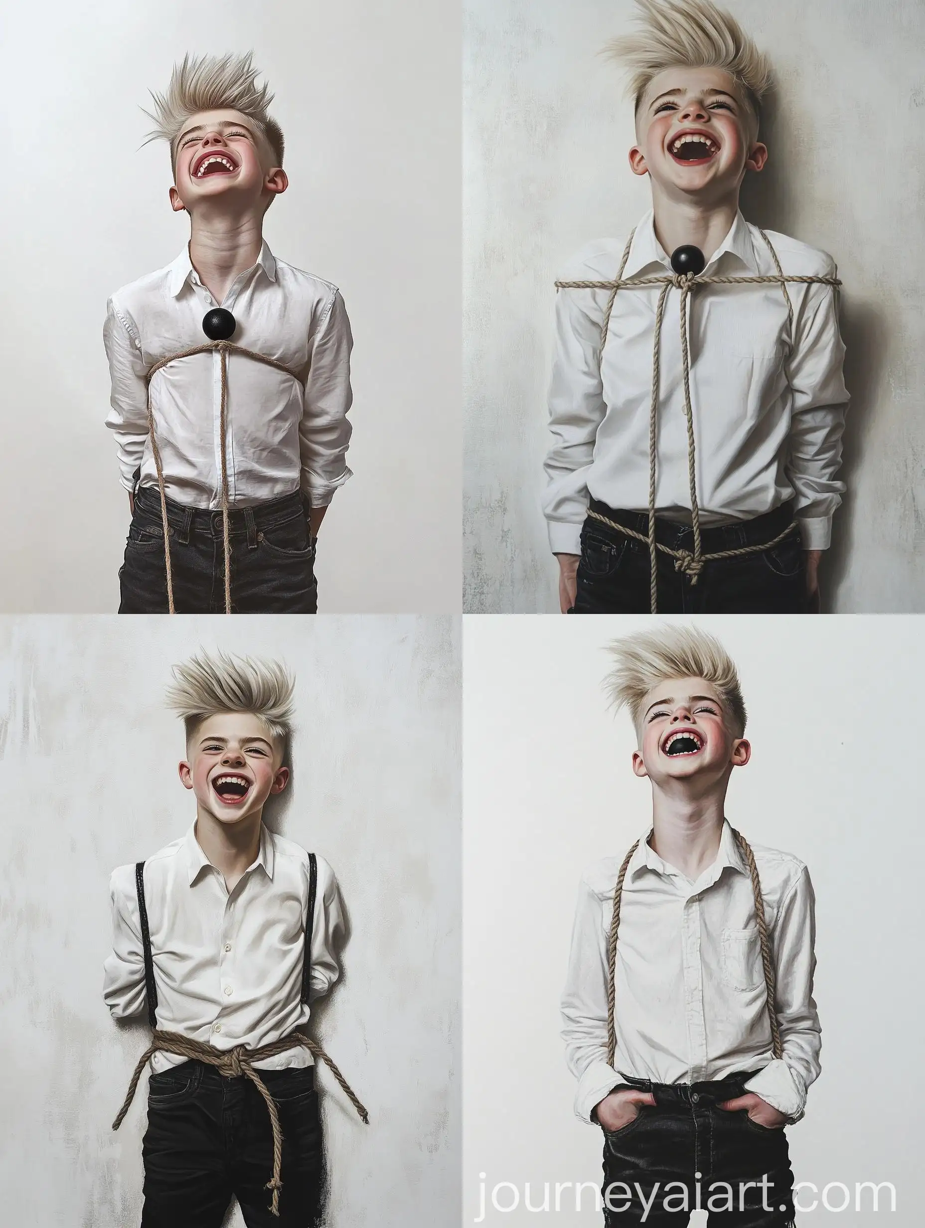 Laughing-Boy-Tied-Up-with-Rope-Photorealistic-Portrait
