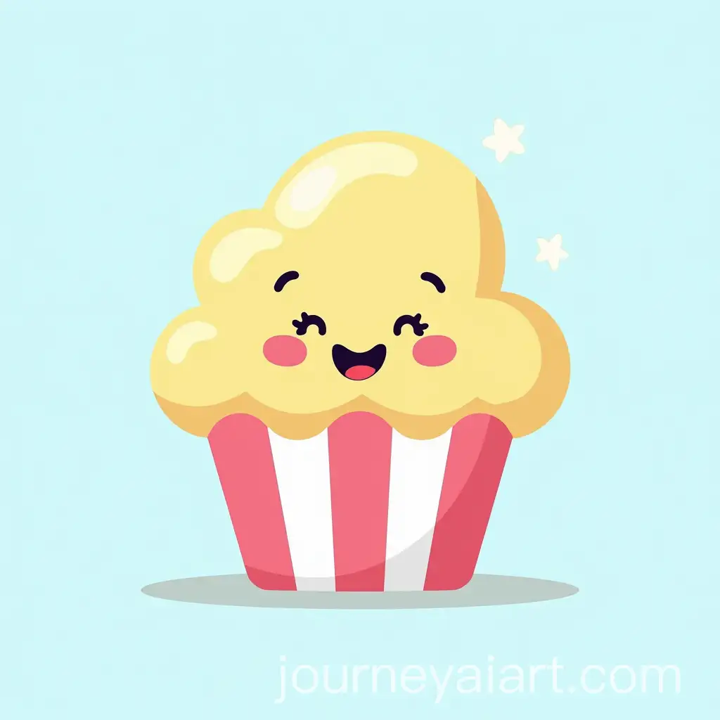 Cheerful-Logo-Design-for-Childrens-Party-Brand-with-Cute-Popcorn-Mascot