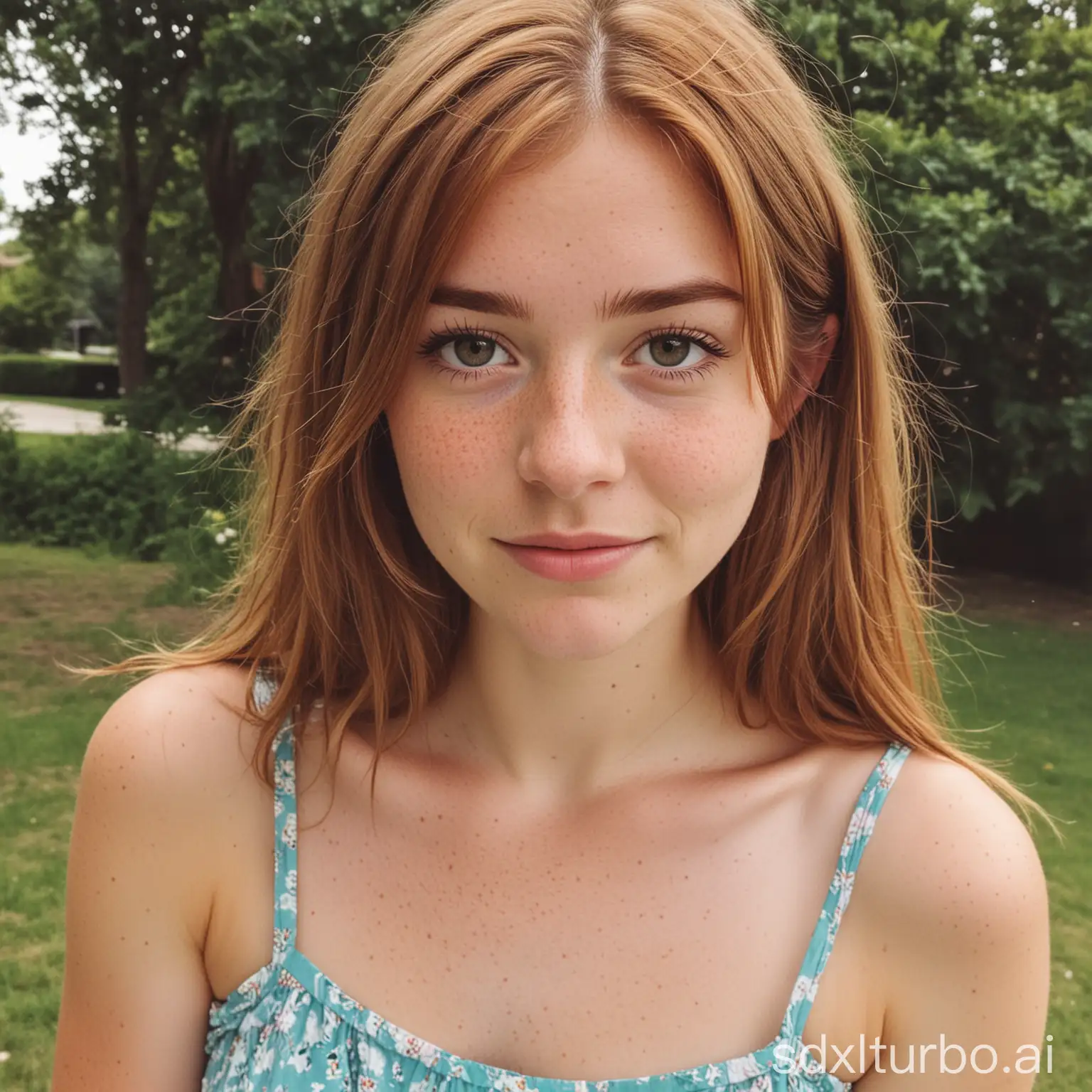 Cute-18YearOld-Girl-with-Freckles-in-Light-Brown-Hair-and-Summer-Dress
