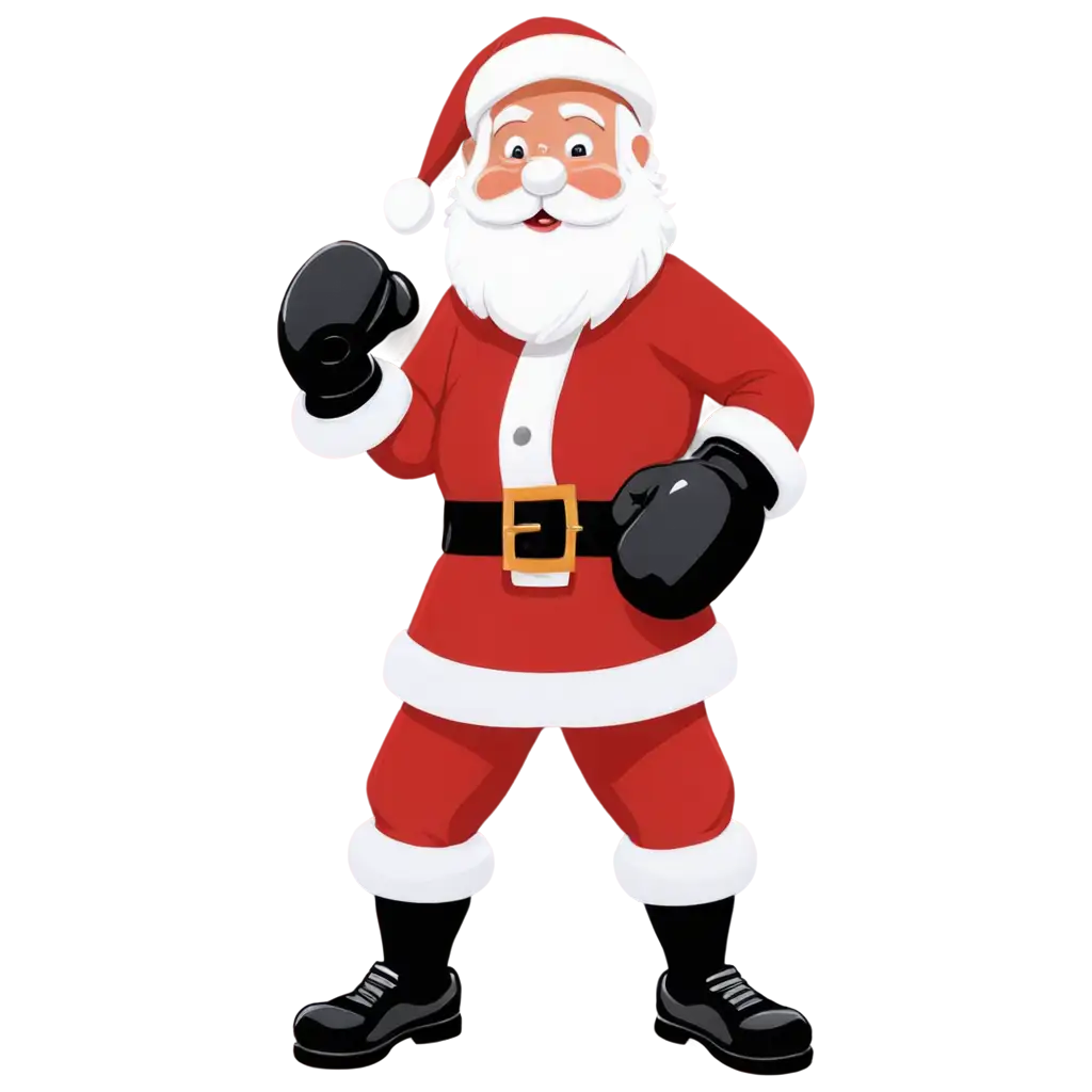 Physically-Fit-Cartoon-Santa-Claus-Wearing-Boxing-Gloves-PNG-Image-for-Fitness-and-Holiday-Designs