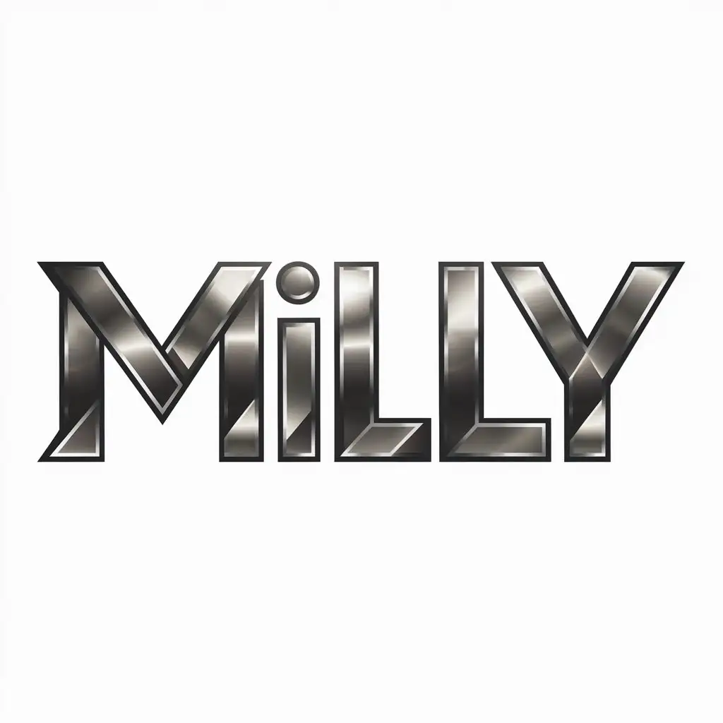 Masculine DJ Logo Design for MILLY