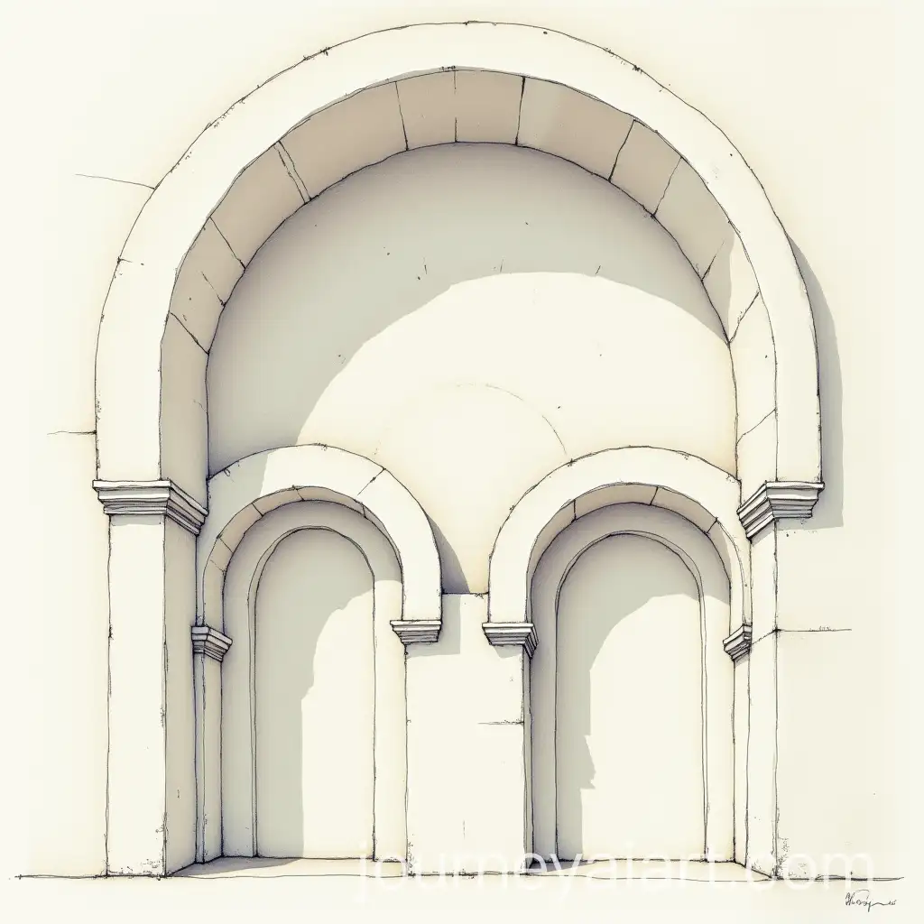 Modern-Minimalist-Architecture-with-Geometric-Arches