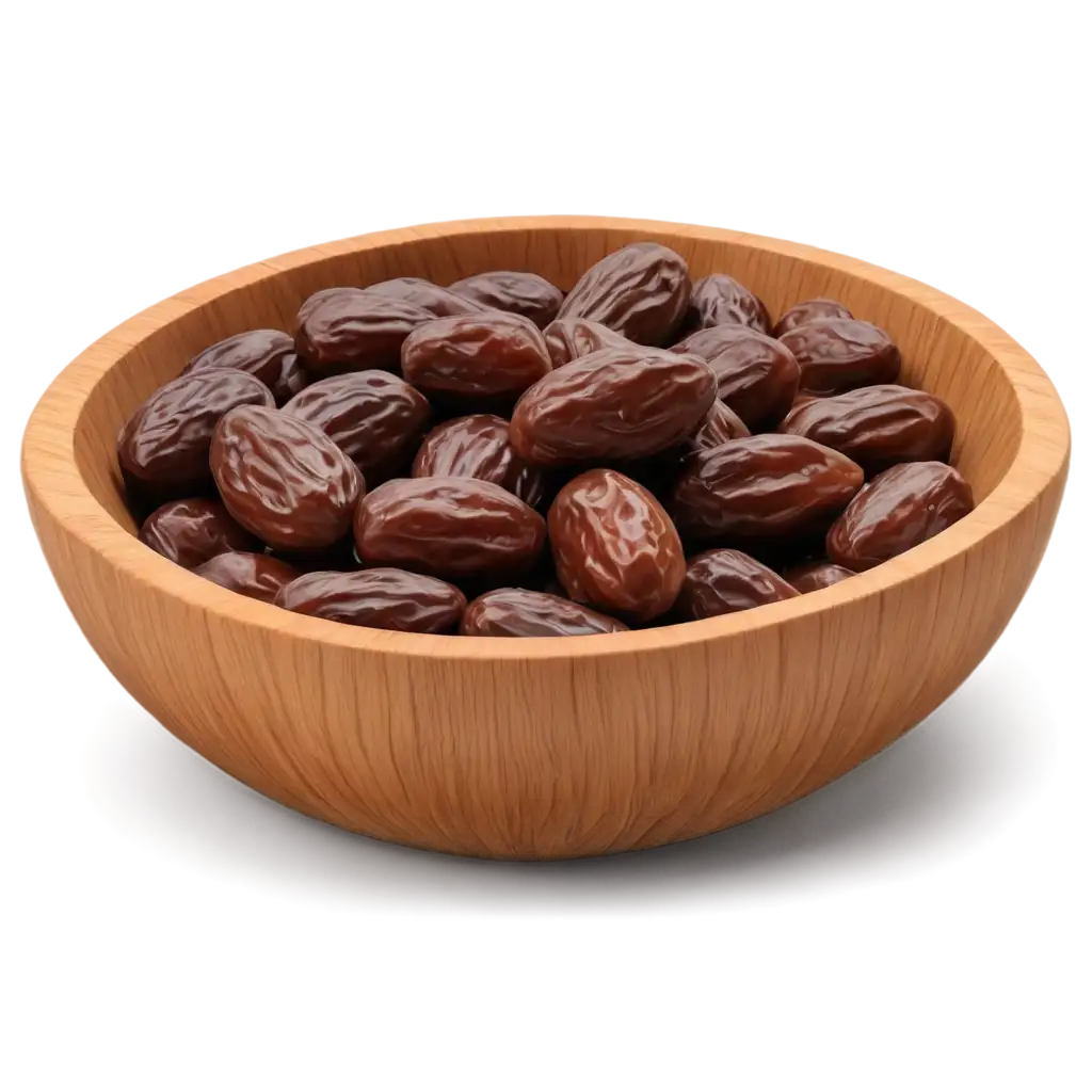 3D-Dates-in-Wooden-Bowl-PNG-for-Ramadan-HighQuality-Image-for-Festive-Design