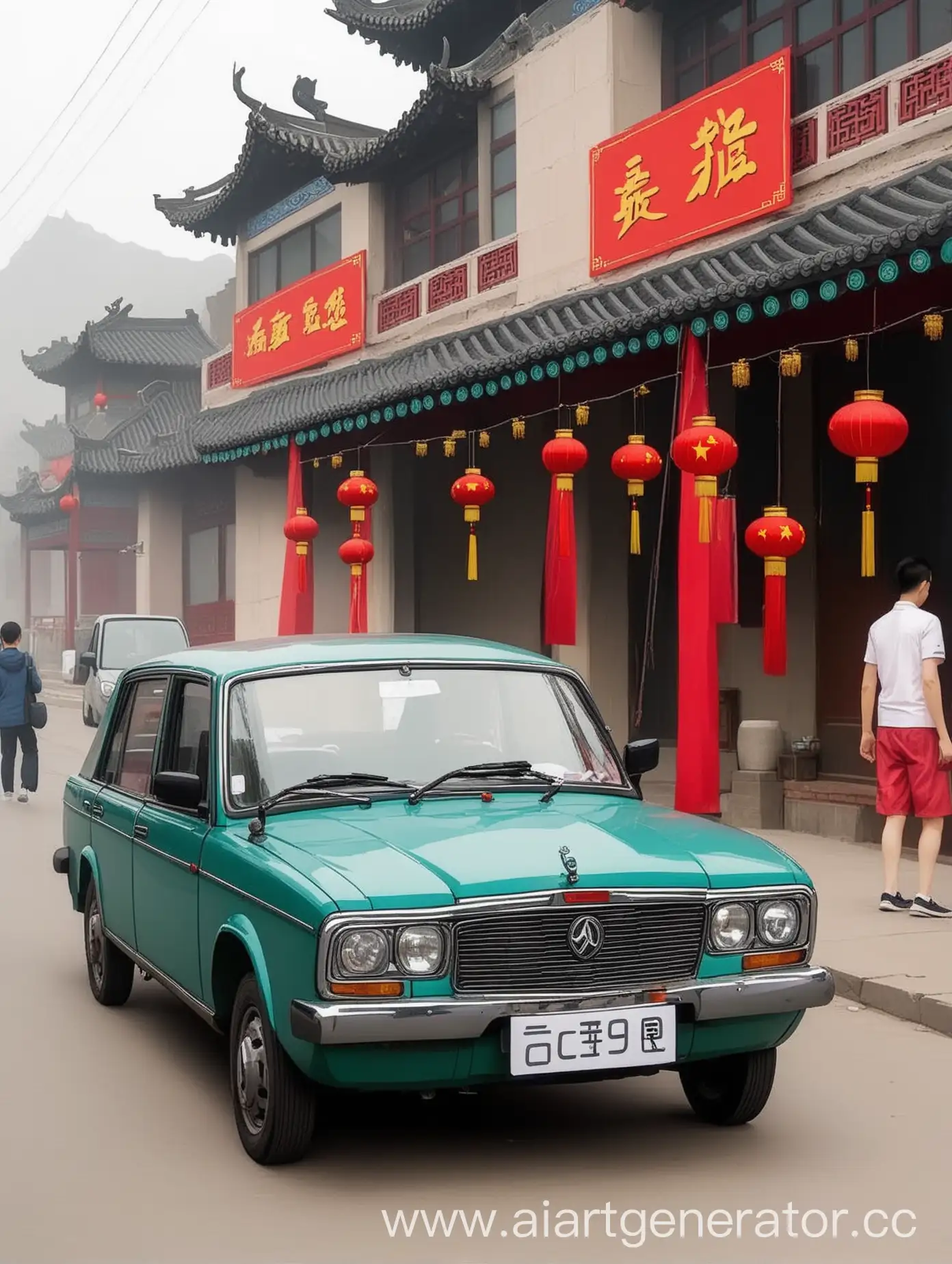 Traditional-Chinese-Red-Lantern-Hanging-in-Historic-Alley