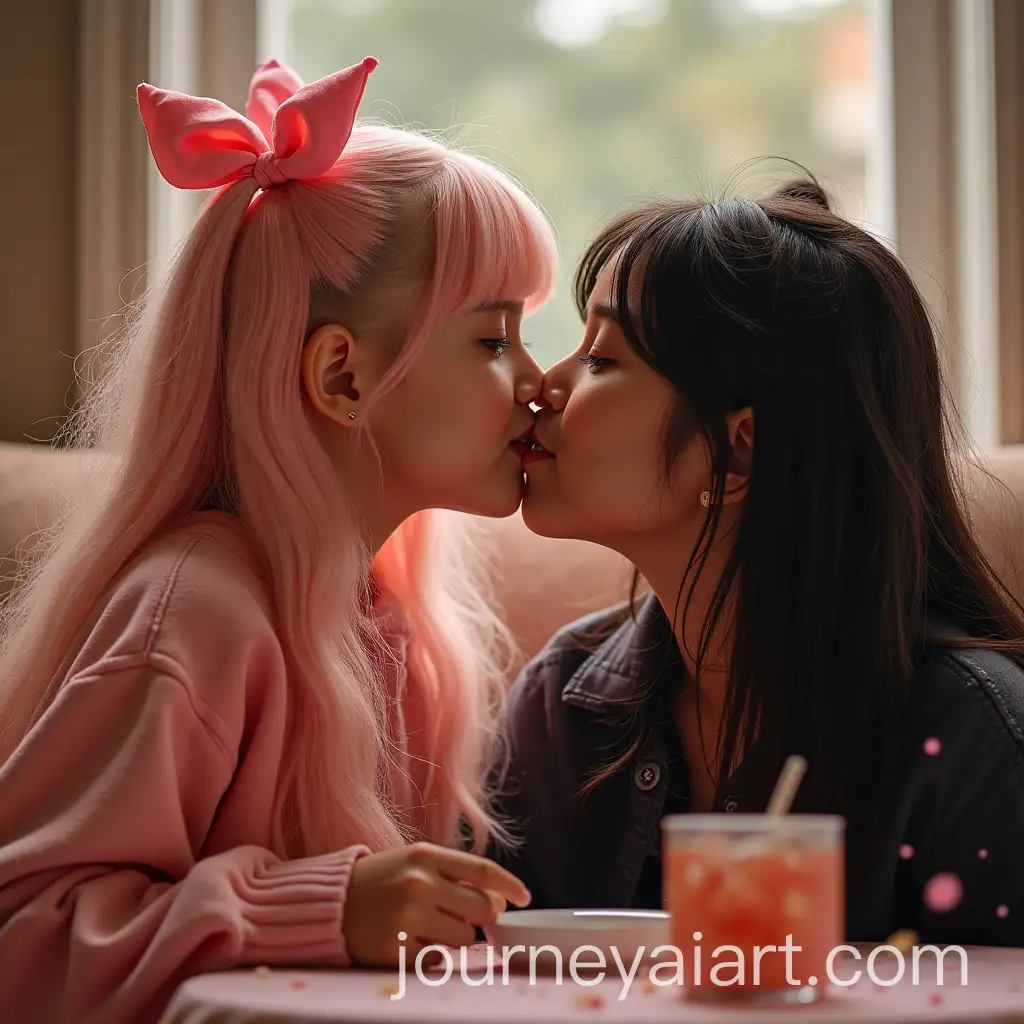 Blackpink-and-Babymonster-Interacting-on-Stage