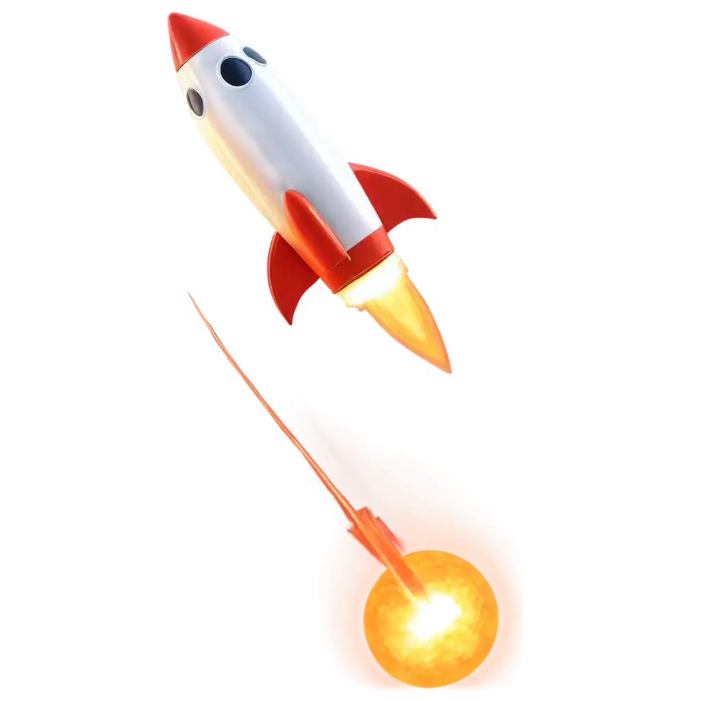 Animated-Rocket-Flying-in-Space-HighQuality-PNG-Image-for-Versatile-Use