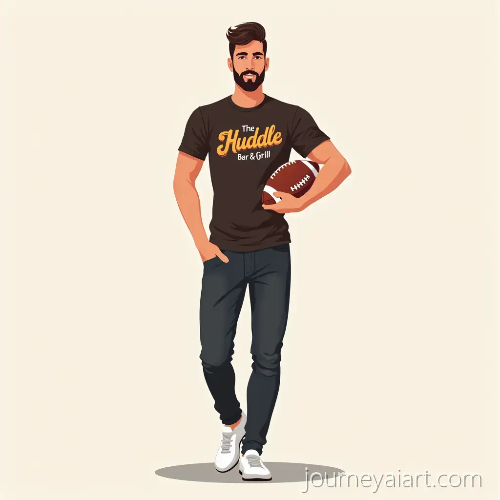 Modern-Male-Character-in-Sports-Bar-with-Rugby-Ball-Ready-to-Cheer-for-His-Team